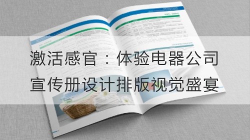 激活感官：体验电器公司宣传册设计排版的视觉盛宴